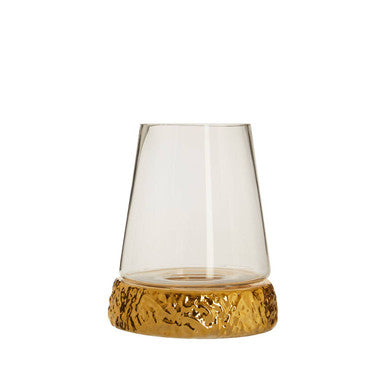 Martele Medium Hurricane Gold Candle Holder - Image 4