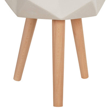 Darnell White Multifaceted Planter