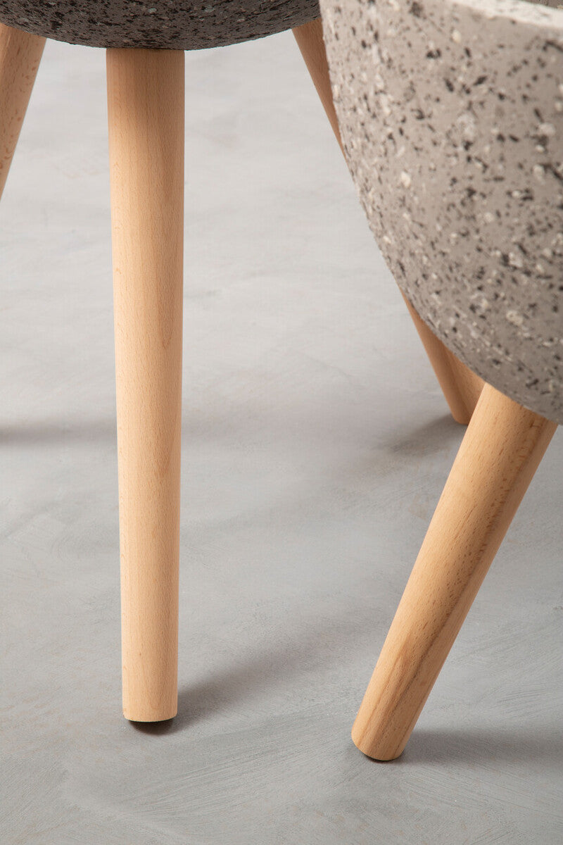 Darnell Medium Grey Speckled Planter