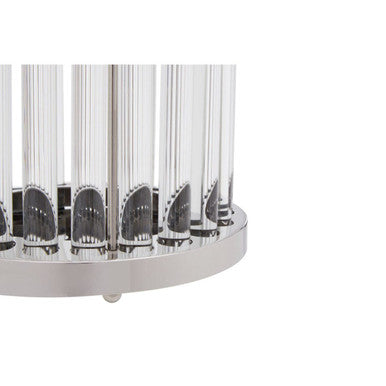 Franklin Glass And Stainless Steel Small Candle Holder