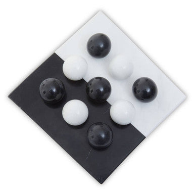 Flos Black And White Tic Tac Toe Marble Game - Image 8