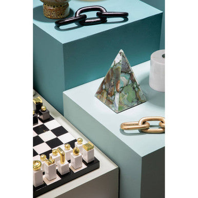 Flos Marble And Wood Chess Set - Image 4