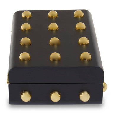 Frida Small Black and Gold Trinket Box