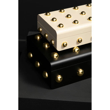 Frida Small Black and Gold Trinket Box