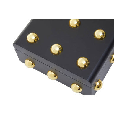 Frida Black Finish Large Trinket Box