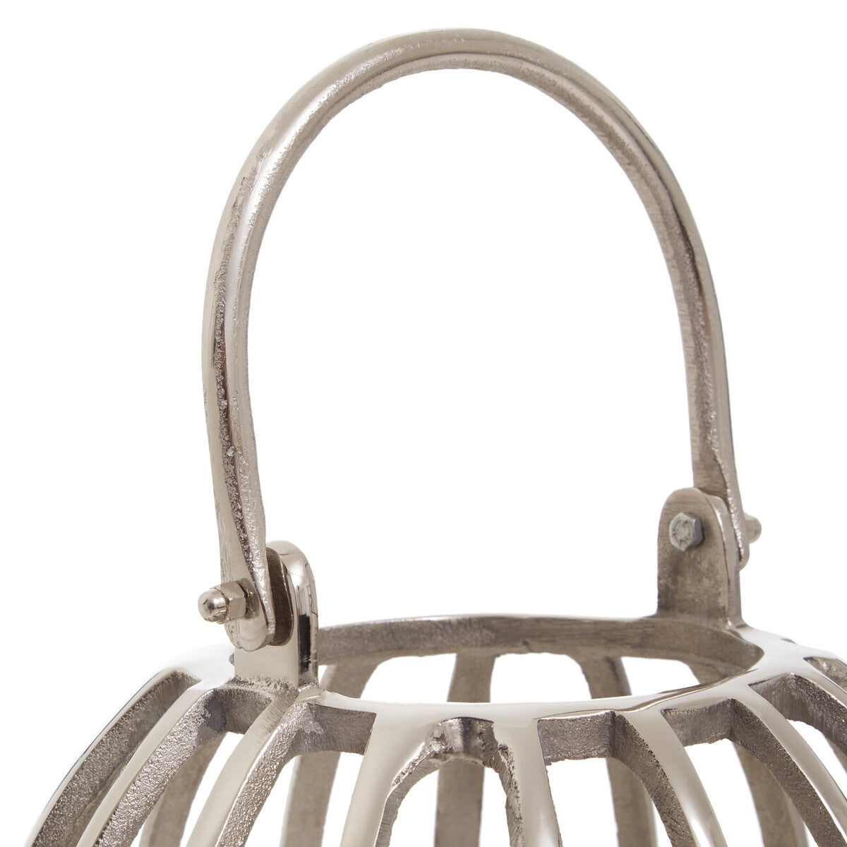 Aura Small Silver Finish Lantern - Image 6