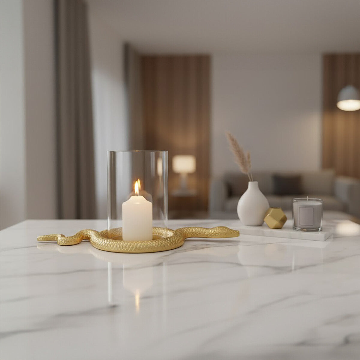 Serpent Candle Holder