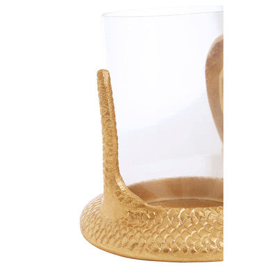 Serpent Gold Candle Holder