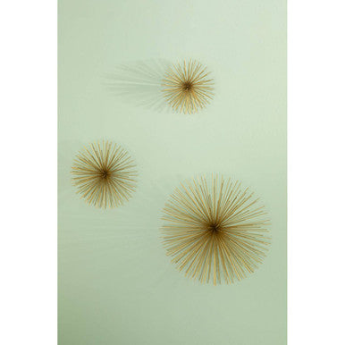Mirano Set Of 3 Gold Finish Wall Decor
