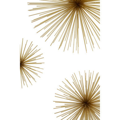 Mirano Set Of 3 Gold Finish Starburst Wall Decor - Image 11