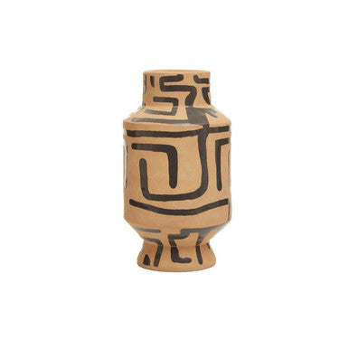 Barren Hand Painted Earthenware Vase - Image 2