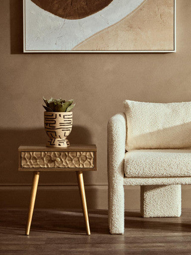 Barren Earthenware Planter