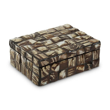Branna Small Natural Shell Detail Box