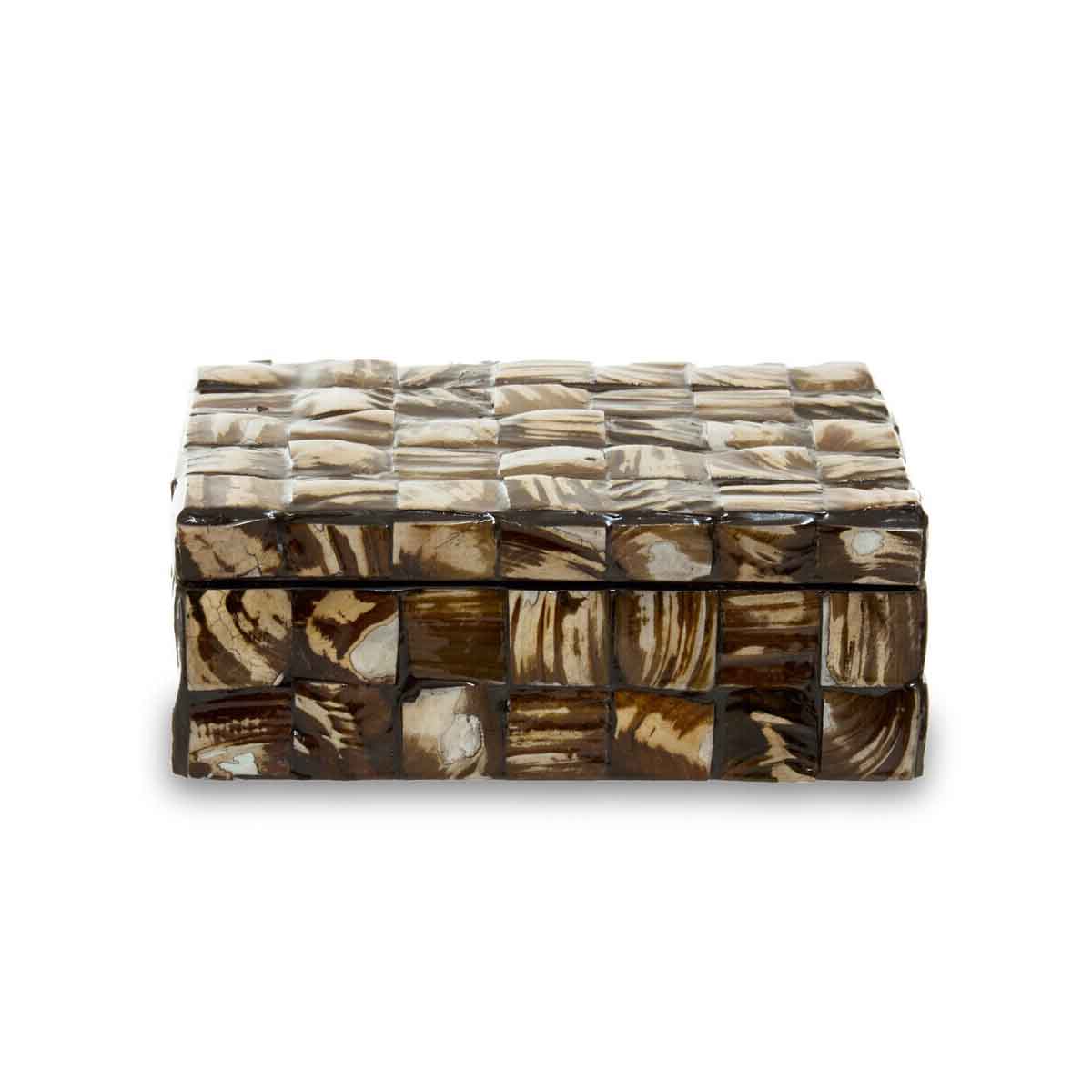 Branna Small Natural Shell Detail Box