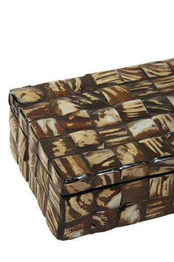 Branna Small Natural Shell Detail Box
