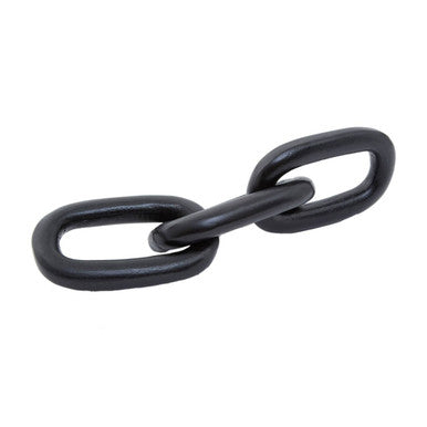 Prato Large Black Aluminium Chain Sculpture - Image 4