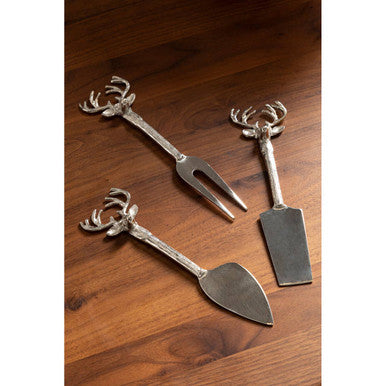 Stag 3Pc Cheese Knife Set