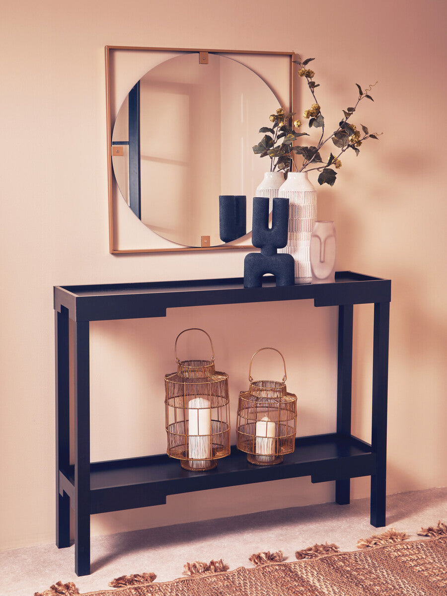 Enzo Large Gold Wire Lantern