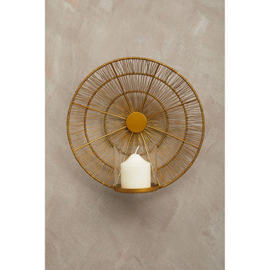 Enzo Gold Wire Wall Sconce