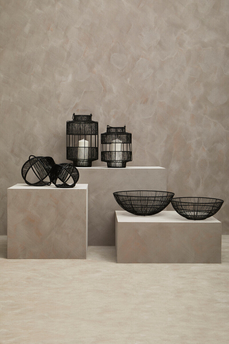 Enzo Set Of Two Black Wire Bowls - Image 4