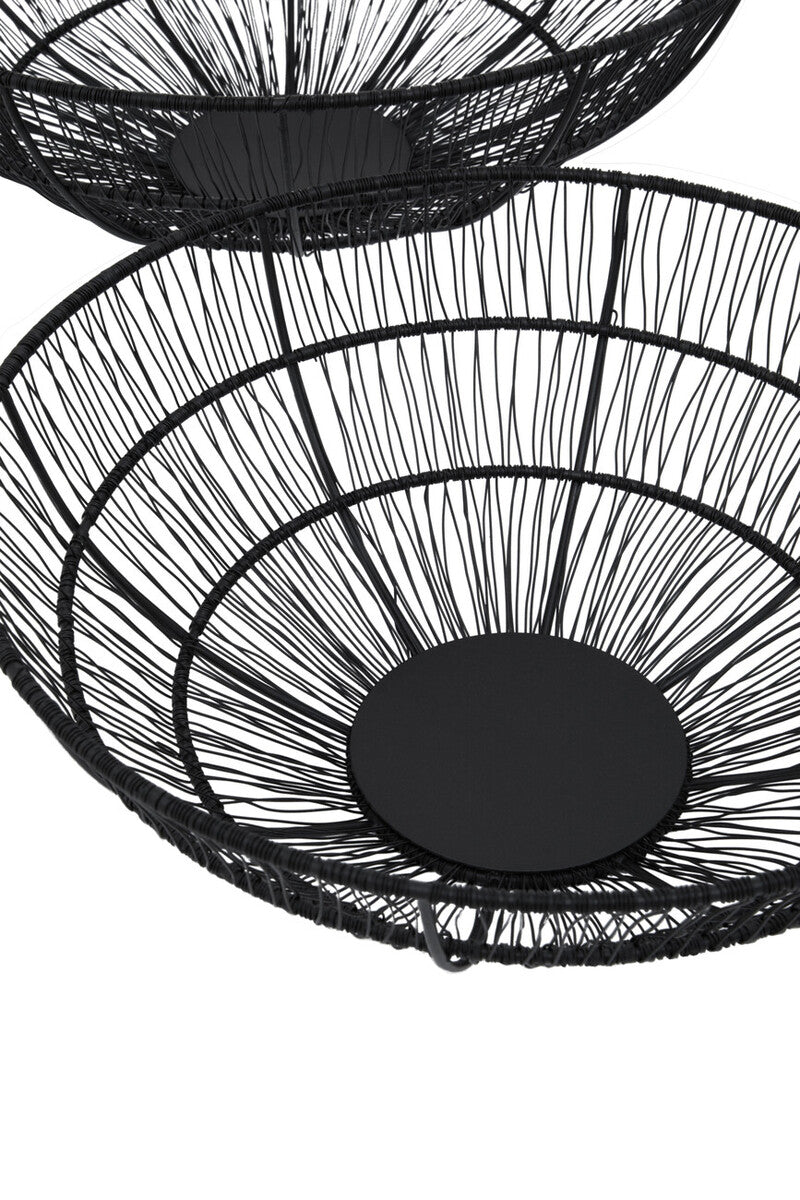 Enzo Set Of Two Black Wire Bowls - Image 5