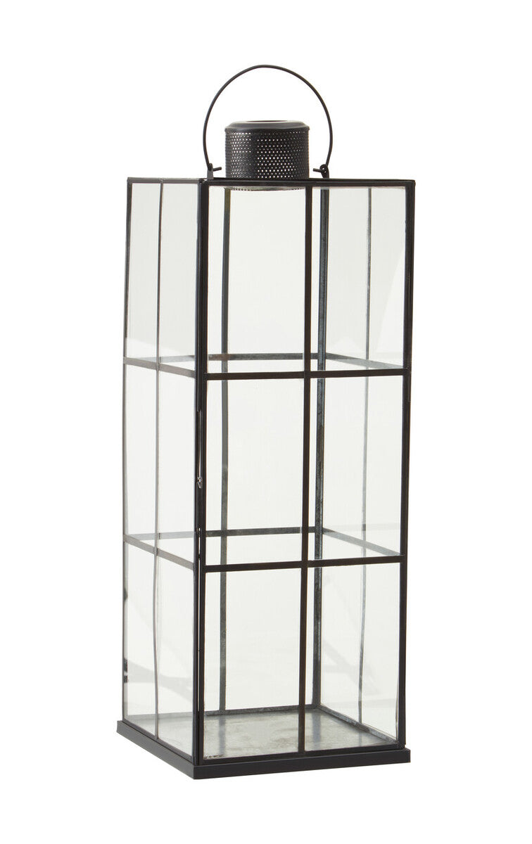 Preston Antique Black Finish Small Lantern