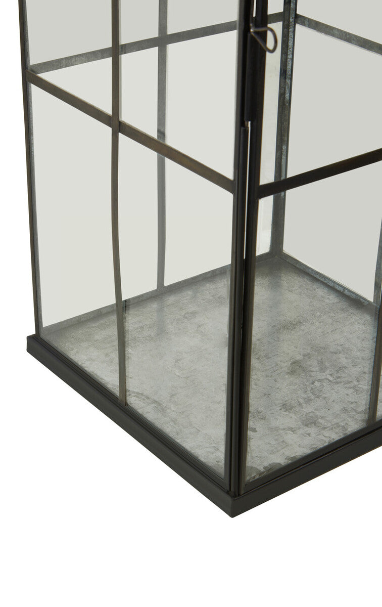 Preston Antique Black Finish Small Lantern