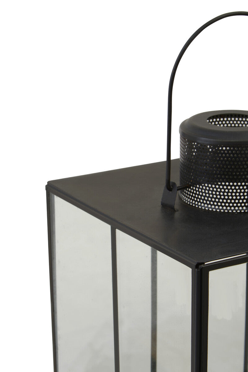 Preston Antique Black Finish Large Lantern - Image 6