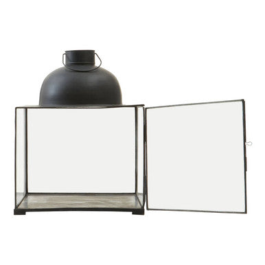 Preston Small Antique Black Lantern