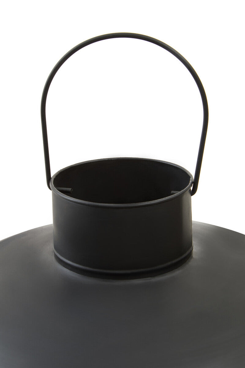 Preston Large Black Square Lantern