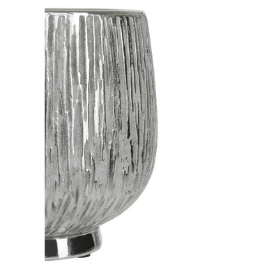 Hesper Small Silver Ceramic Planter