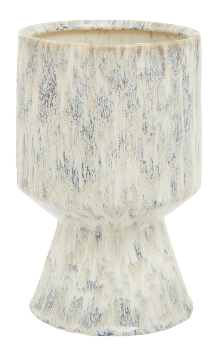 Shai Large Beige Speckled Planter