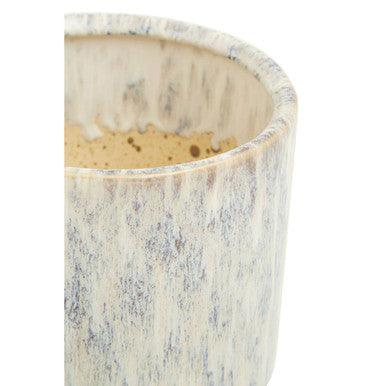 Shai Large Beige Speckled Planter