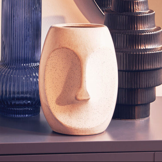 Viso Small Face Design Vase
