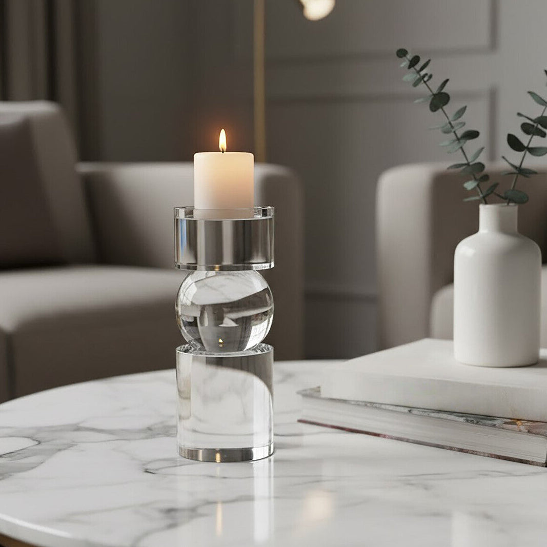 Carrie Small Crystal Bubble Candle Holder - Image 4