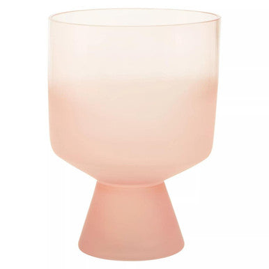 Baila Small Matte Pink Glass Vase - Image 2