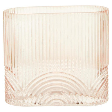 Bardi Small Pink Glass Vase - Image 2