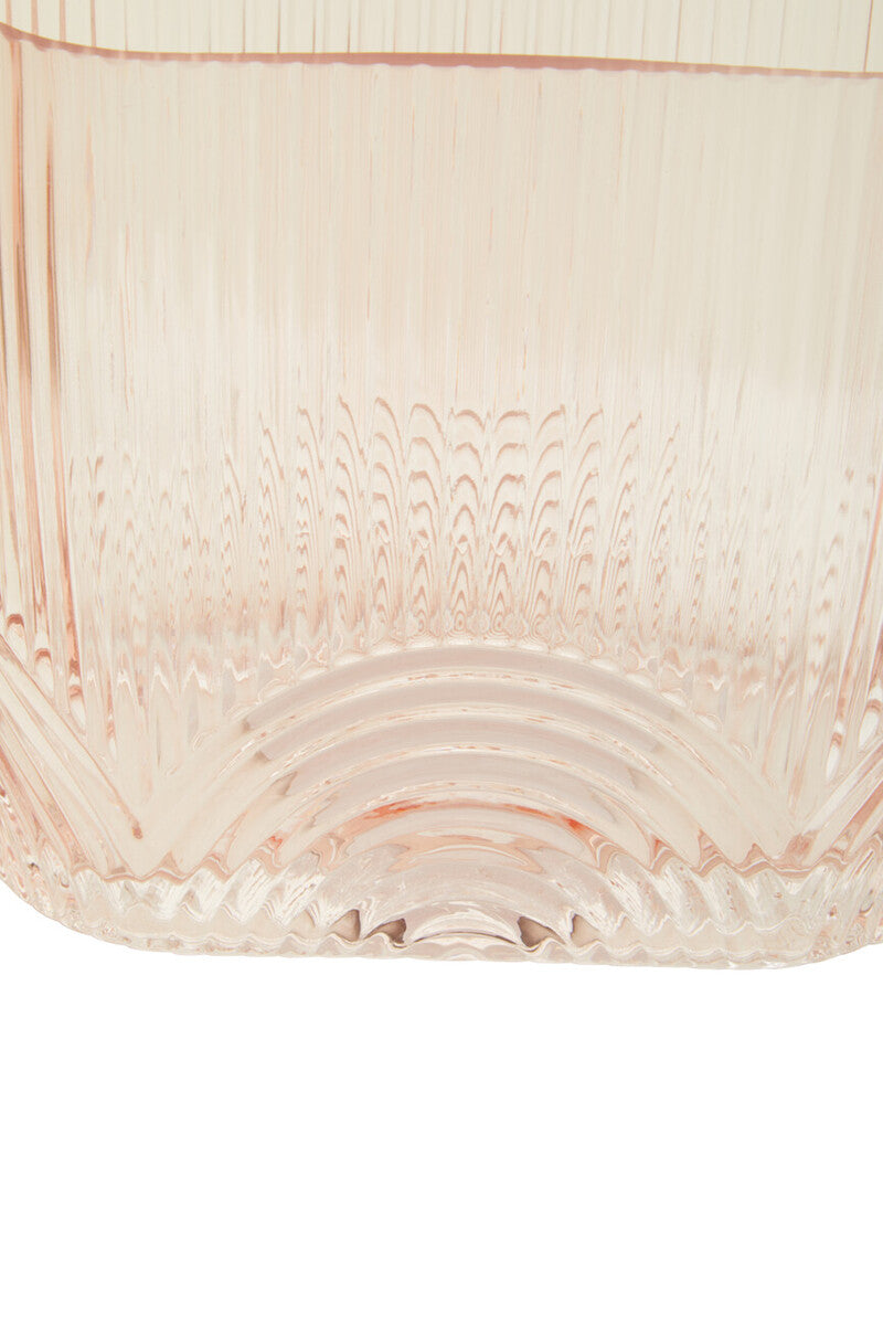Bardi Large Pink Glass Vase