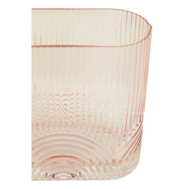 Bardi Large Pink Glass Vase - Image 8