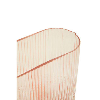 Bardi Large Pink Glass Vase