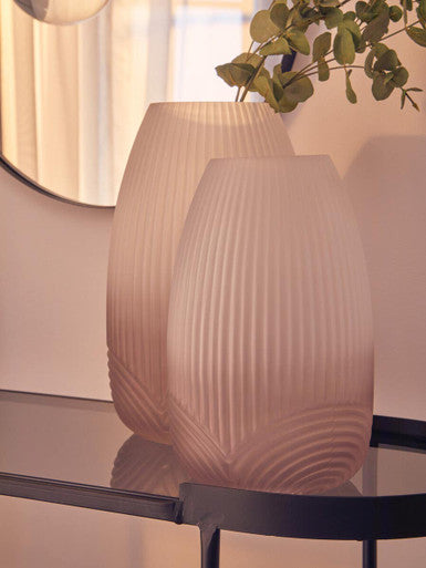 Blyth Small Grey Glass Vase - Image 3