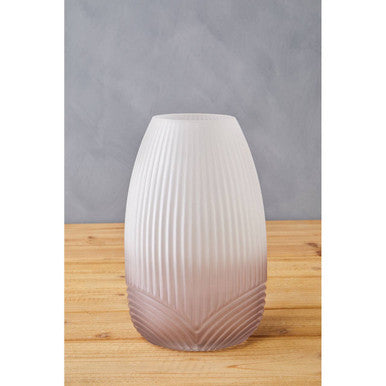 Blyth Small Grey Glass Vase - Image 6