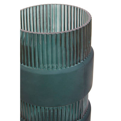 Blume Small Green Glass Vase