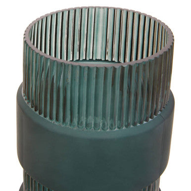 Blume Small Green Glass Vase