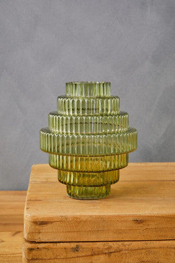 Benka Small Green Glass Vase