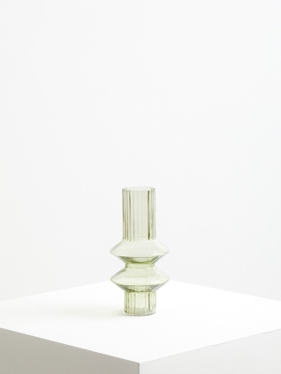 Benka Small Green Glass Vase