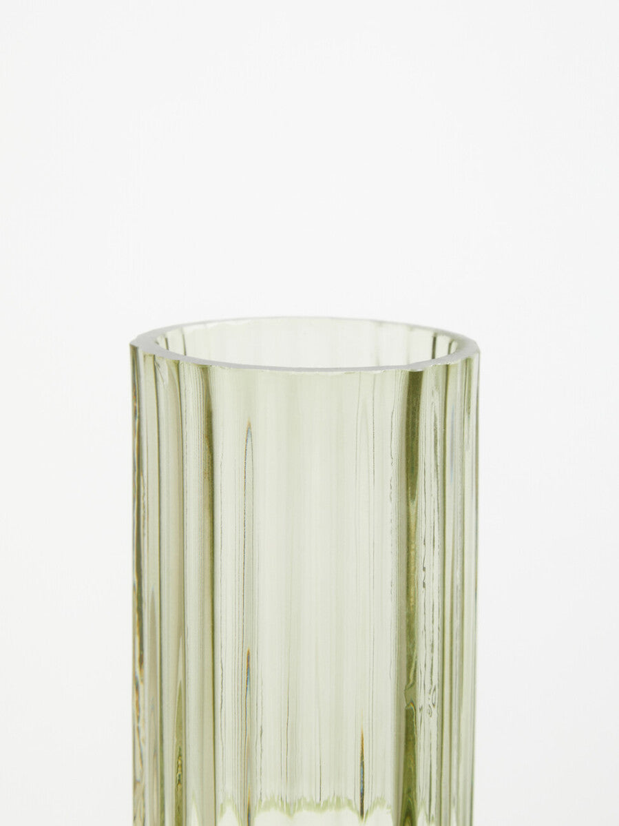 Benka Small Green Glass Vase