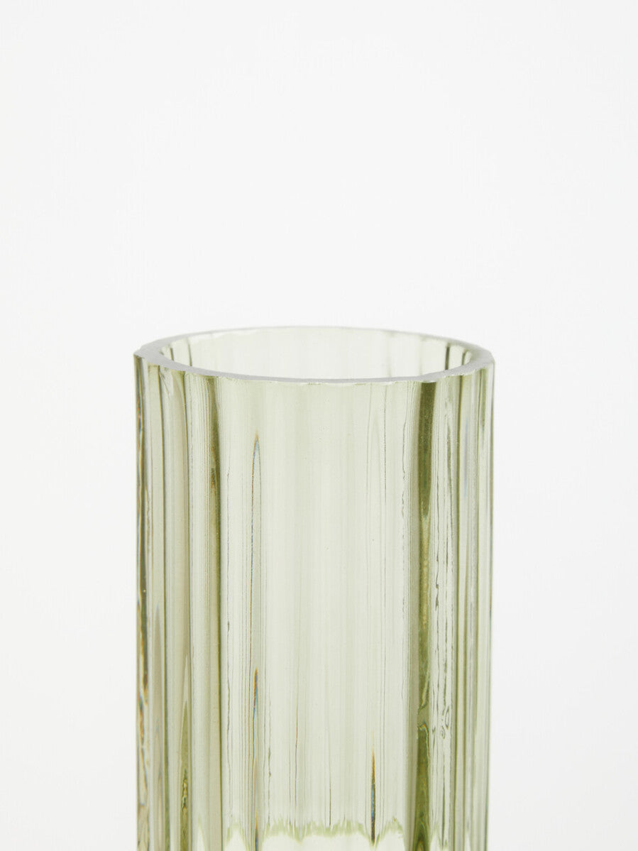 Benka Small Green Glass Vase