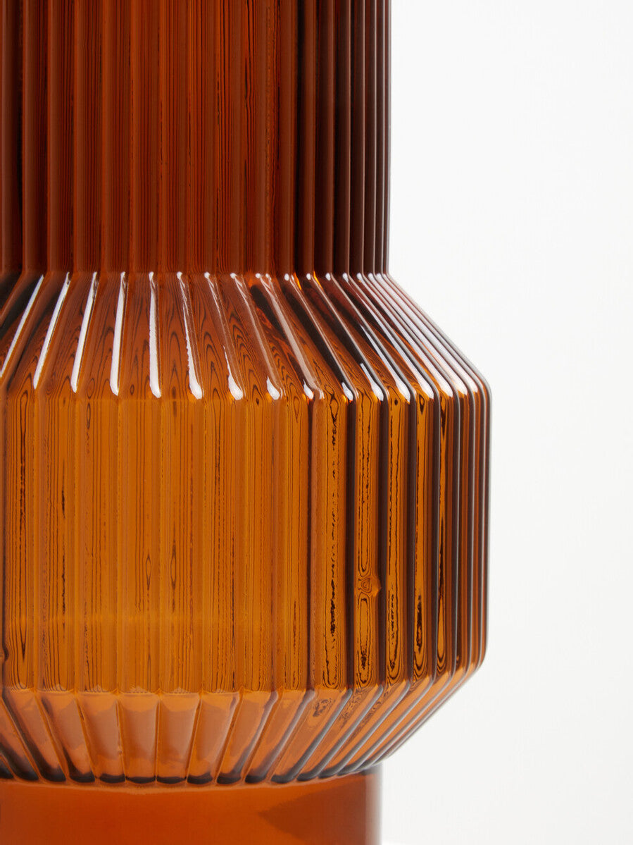 Benka Small Brown Glass Vase