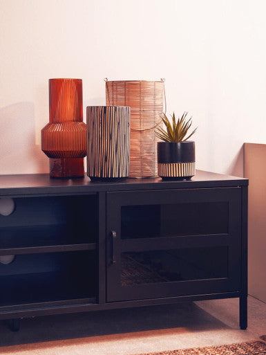 Benka Small Brown Glass Vase